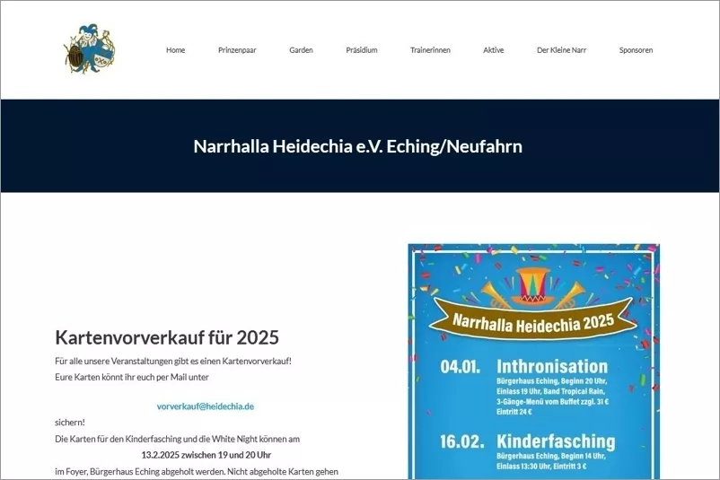 Narrhalla Heidechia Eching/Neufahrn